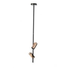 Vivi oprawa wisząca 2xGU10 8W czarno/złota